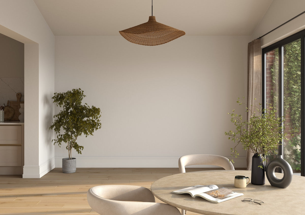 Dulux Heritage Wishbone White on the walls of a room setting