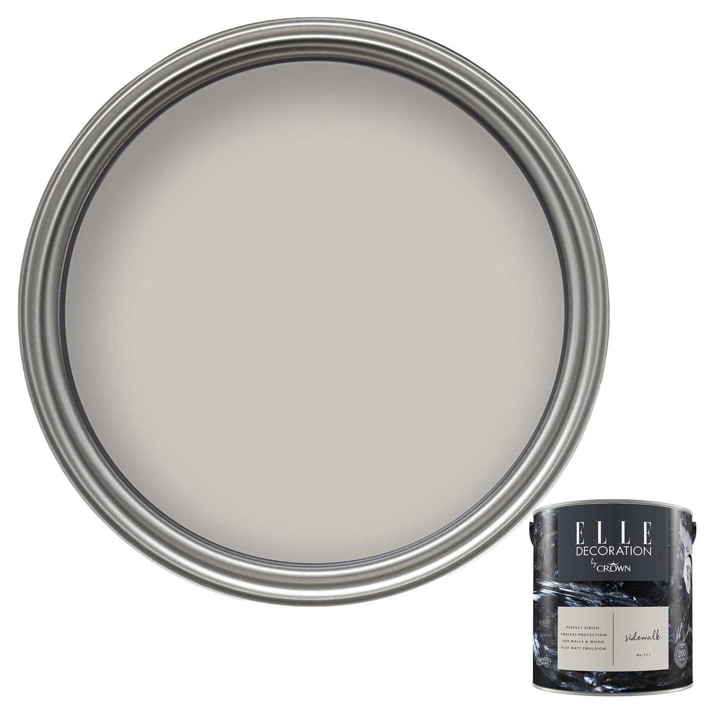 Crown Retail Elle Decoration Flat Matt - Sidewalk