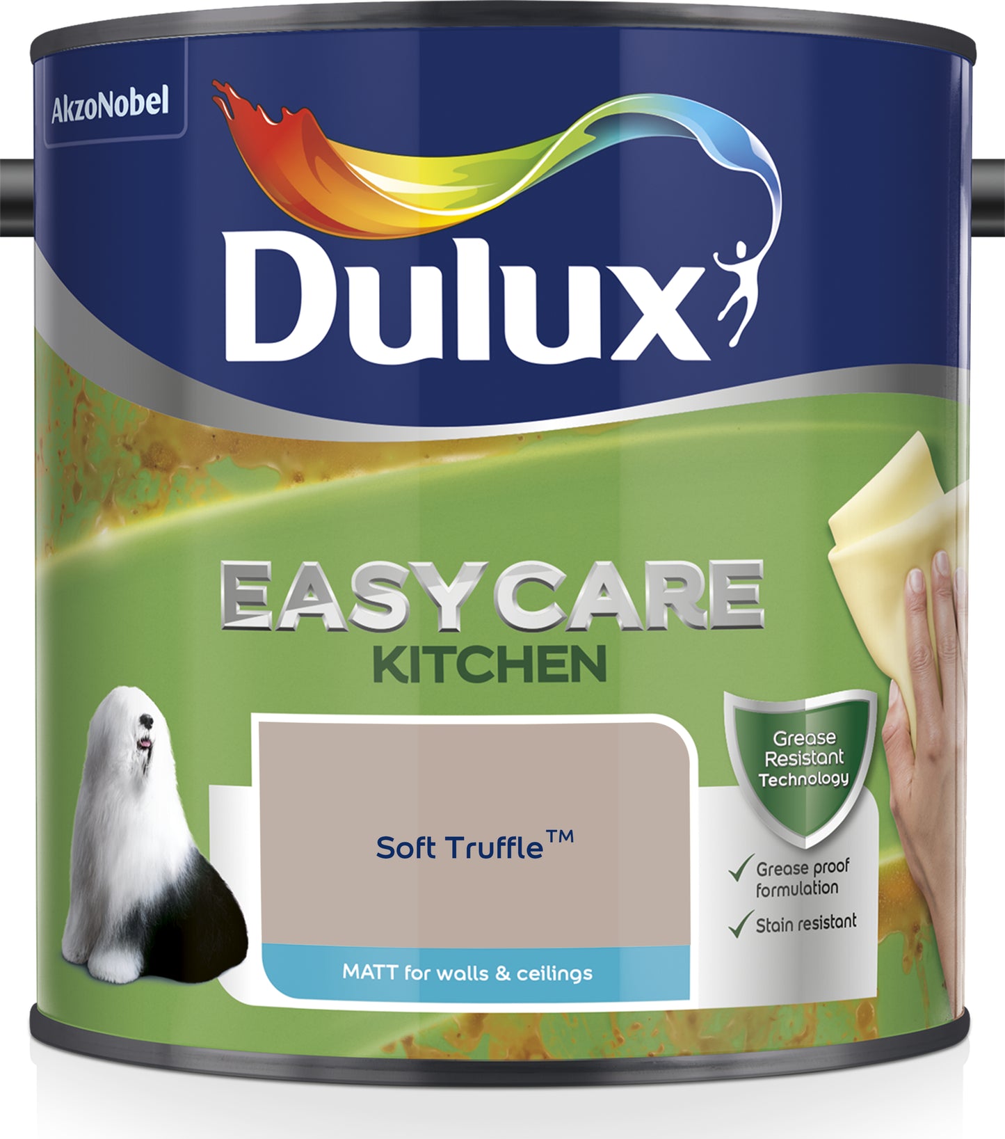 Dulux Easycare Kitchen Matt Paint - Soft Truffle - 2.5 Litre