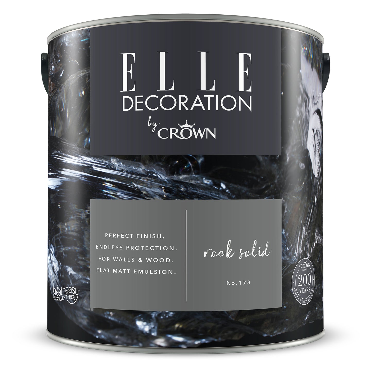 Crown Retail Elle Decoration Flat Matt - Rock Solid