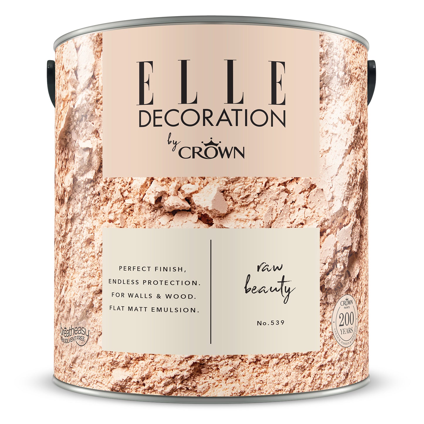 Crown Retail Elle Decoration Flat Matt - Raw Beauty
