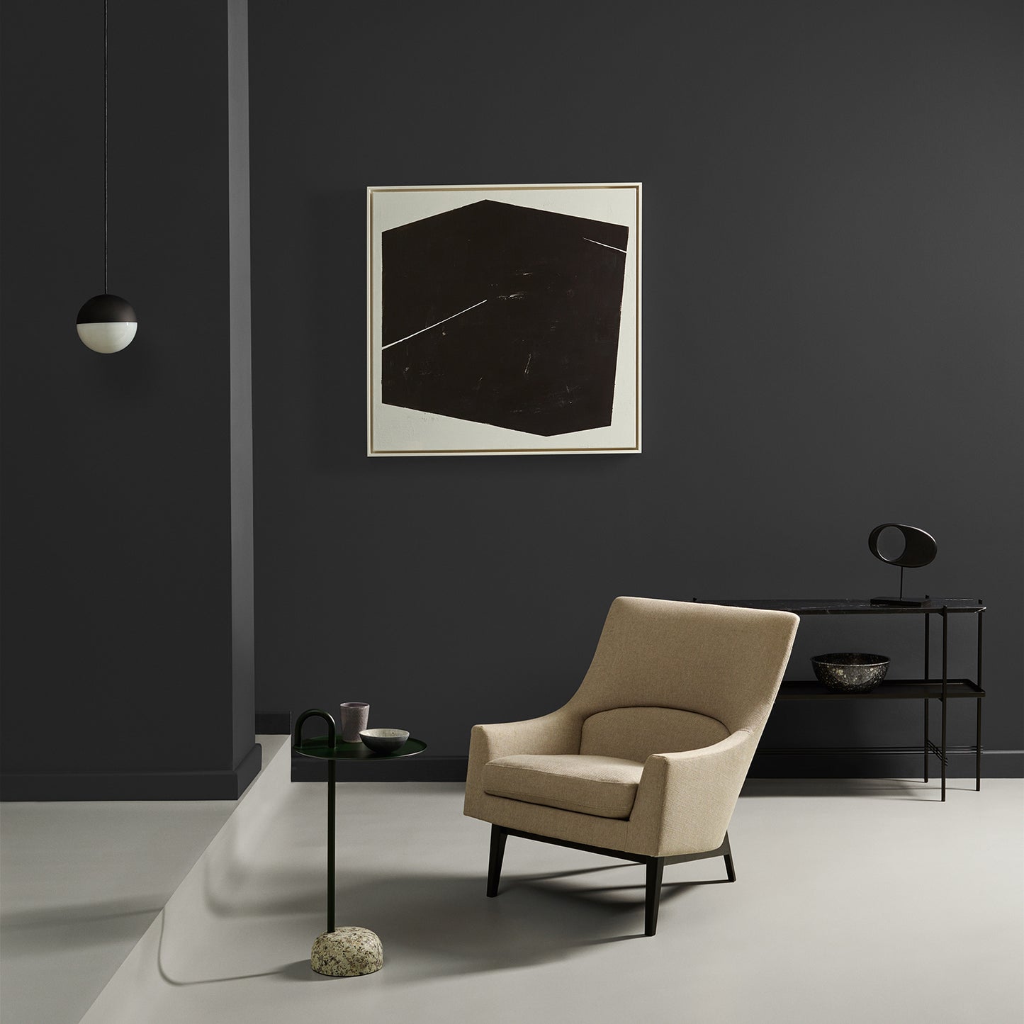 Crown Retail Elle Decoration Flat Matt - Absolute Granite