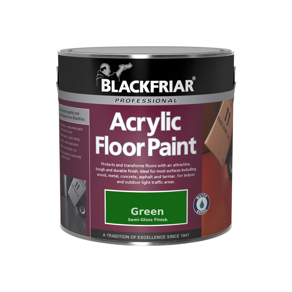 Blackfriar Professional Acrylic Floor Paint - Green