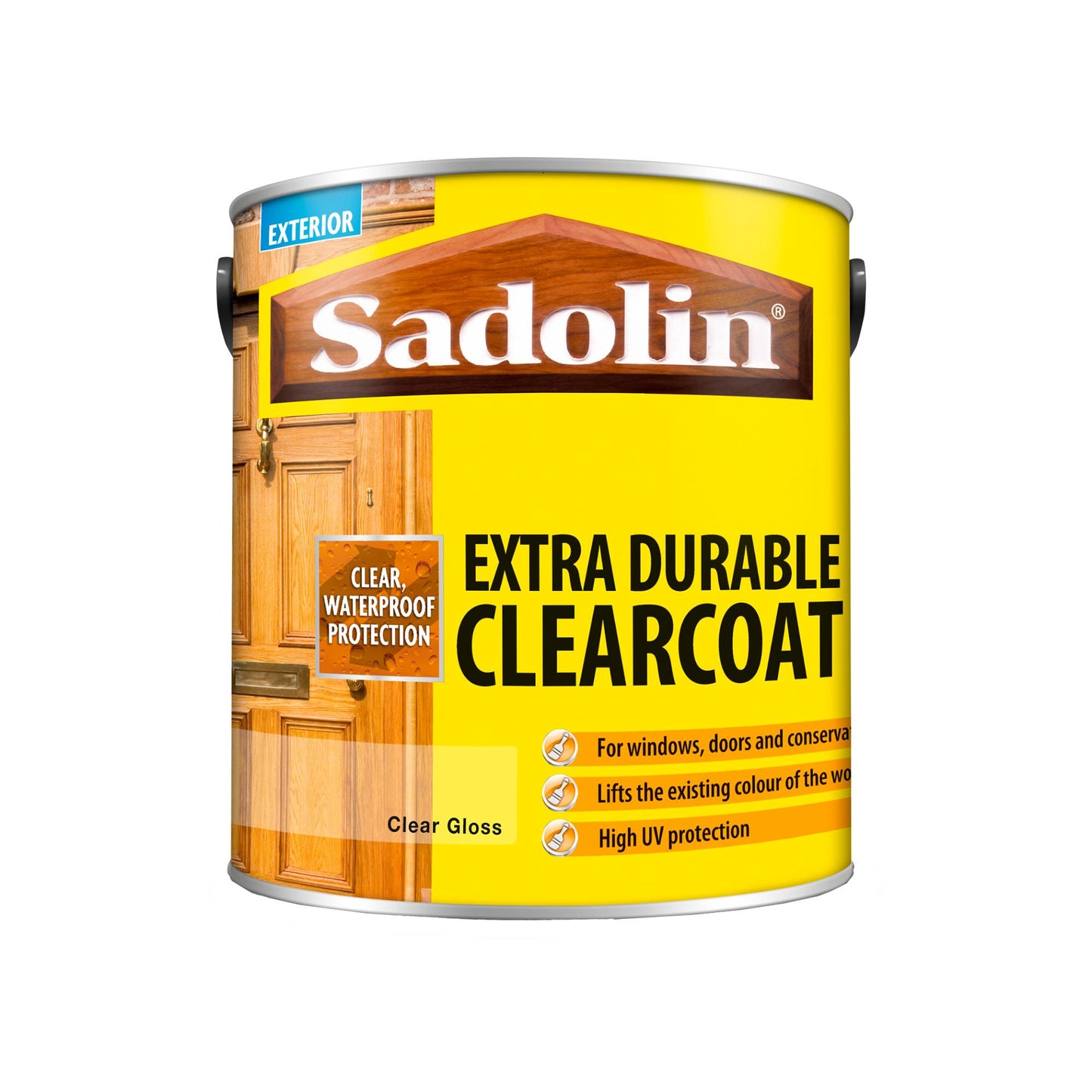 Sadolin Extra Durable Clearcoat for Ultimate Wood Protection - Clear Gloss
