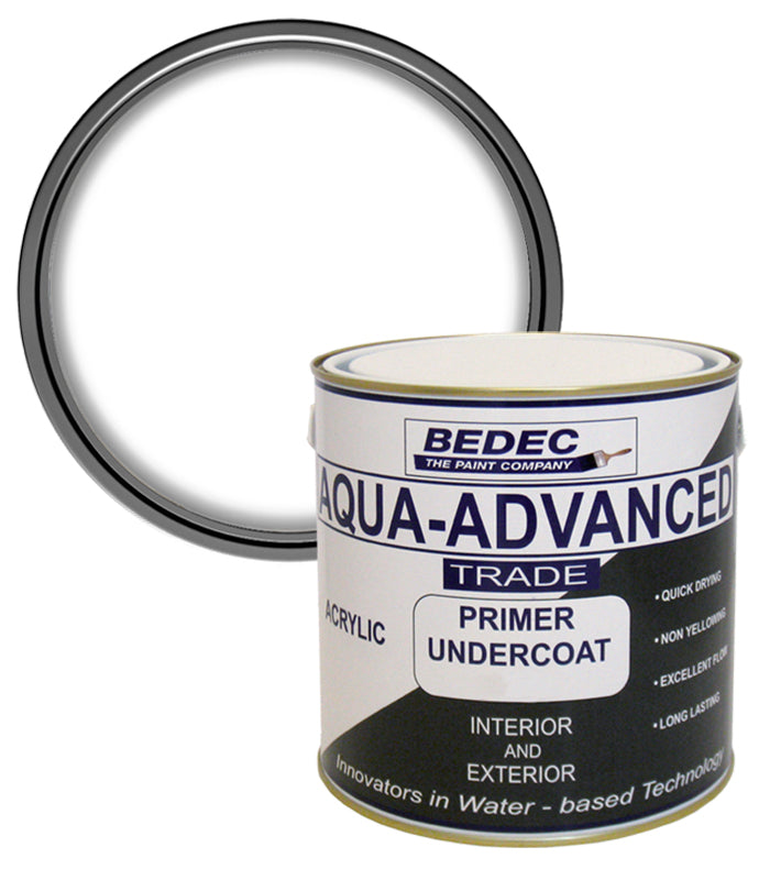 Bedec Aqua Advanced Primer Undercoat Paint - White
