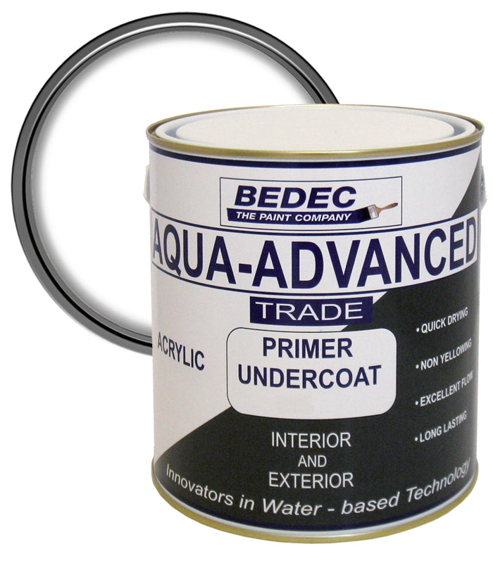 Bedec Aqua Advanced Primer Undercoat Paint - White