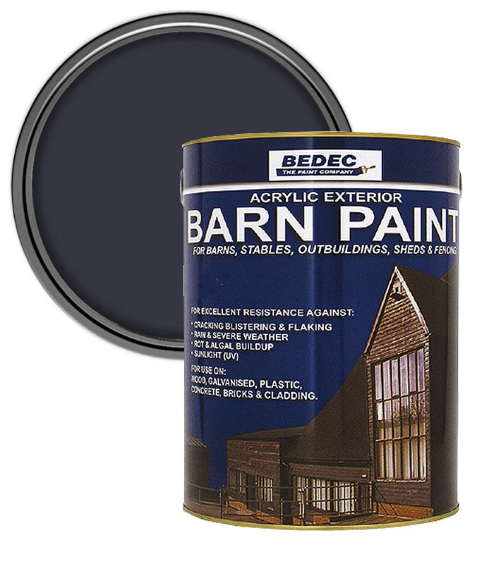 Bedec Barn Satin Paint - Anthracite Grey
