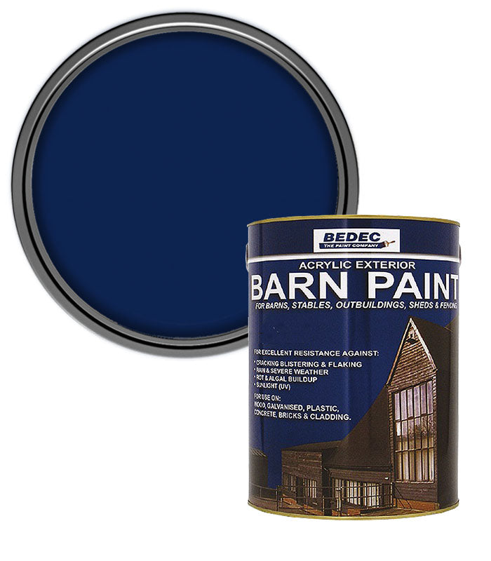 Bedec Barn Semi Gloss Paint - Deep Blue