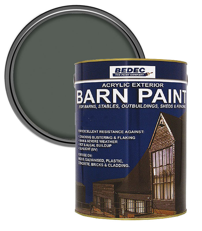 Bedec Barn Semi Gloss Paint - Forest Green
