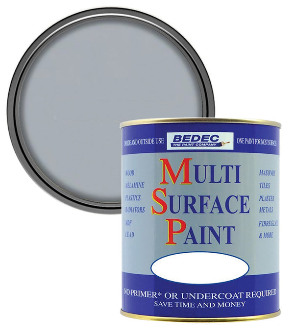 Bedec Multi Surface Soft Gloss Paint - Light Grey