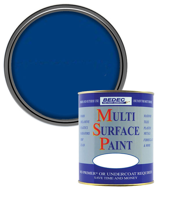 Bedec Multi Surface Soft Gloss Paint - Oxford Blue