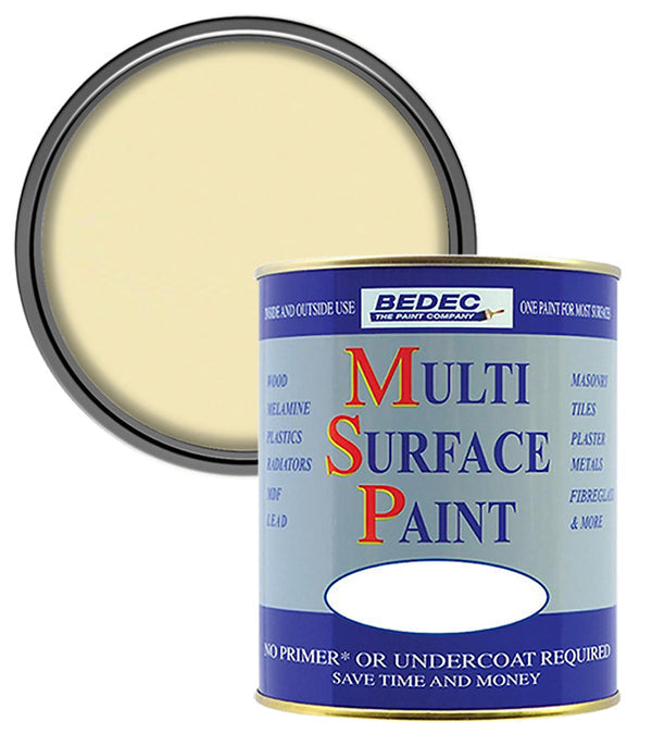 Bedec Multi Surface Soft Gloss Paint - Soft Cream