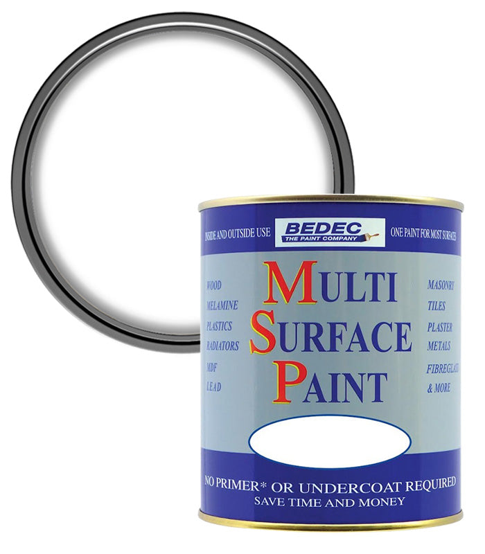 Bedec Multi Surface Soft Matt Paint - White