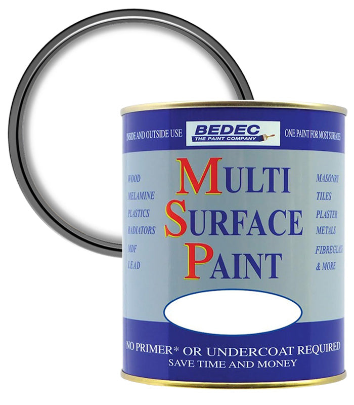 Bedec Multi Surface Soft Matt Paint - White