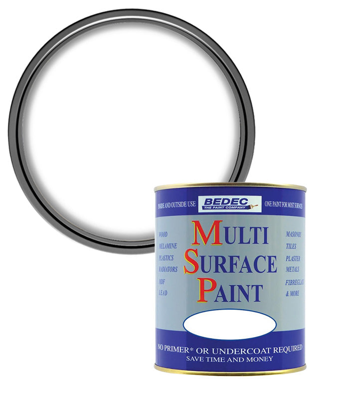 Bedec Multi Surface Soft Matt Paint - White