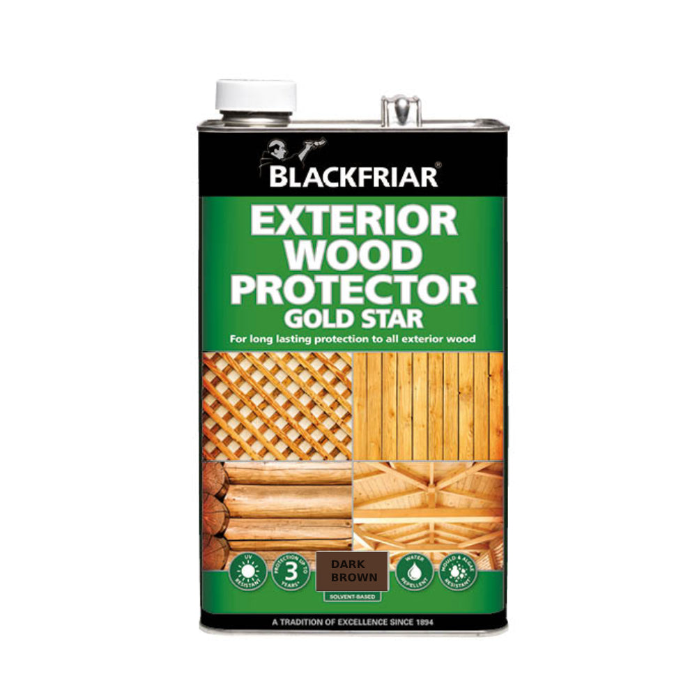 Blackfriar Exterior Wood Protector Gold Star - Dark Brown