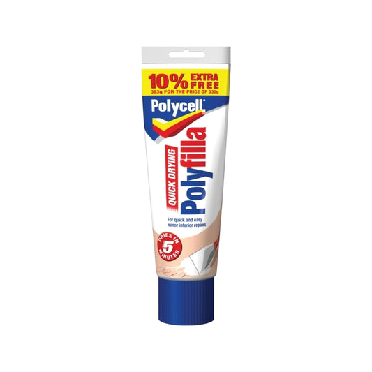 POLYFILLA QUICK DRYING TUBES 10% EXTRA FREE
