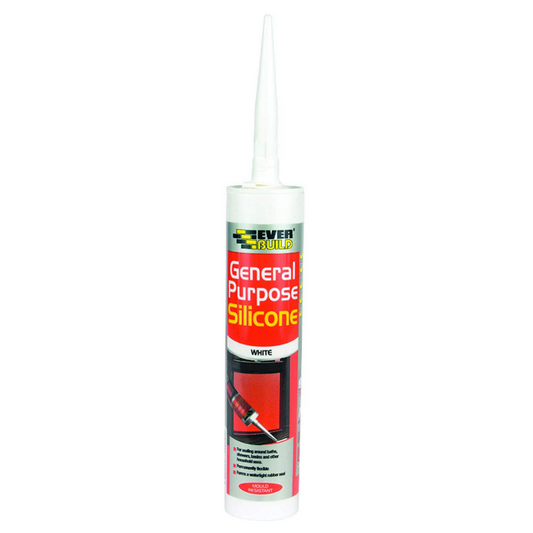 EVERBUILD GENERAL PURPOSE SILICONE CLEAR C3 Single Unit