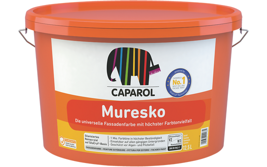Caparol Muresko High Performance SilaCryl Masonry Paint 5L Tinted Colours