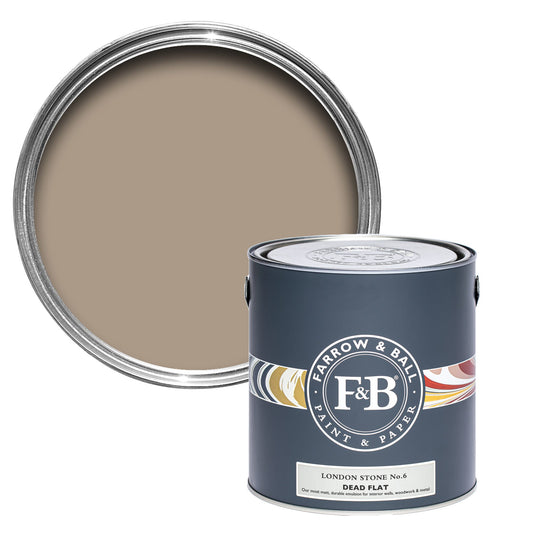 Farrow & Ball Multi Surface 5L Dead Flat London Stone No.6