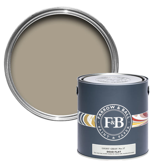 Farrow & Ball Multi Surface 5L Dead Flat Light Gray No.17