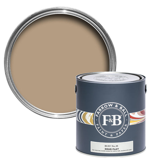 Farrow & Ball Multi Surface 2.5L Dead Flat Buff No.20