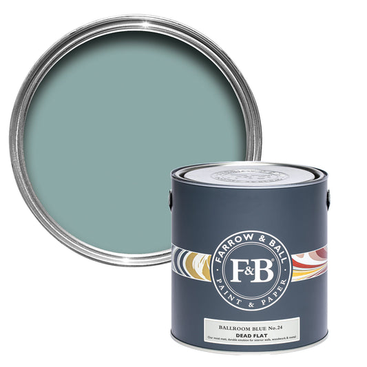 Farrow & Ball Multi Surface 5L Dead Flat Ballroom Blue No.24
