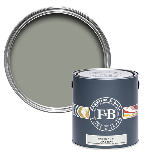 Farrow & Ball Multi Surface 5L Dead Flat Pigeon No.25