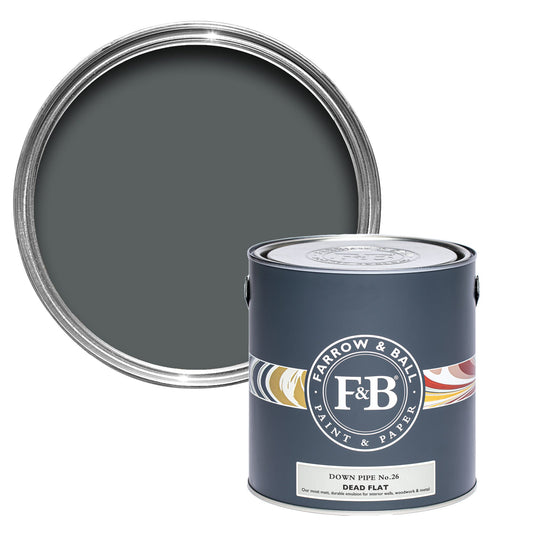 Farrow & Ball Multi Surface 750ml Dead Flat Down Pipe No.26