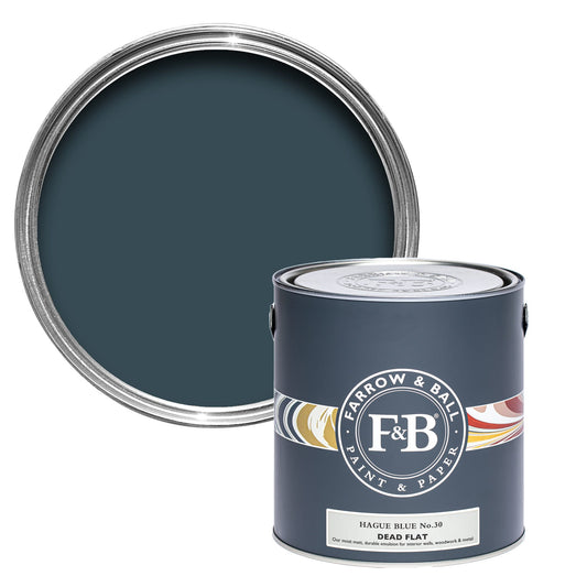 Farrow & Ball Multi Surface 5L Dead Flat Hague Blue No.30