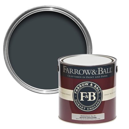 Farrow & Ball 2.5L Modern Eggshell Railings No.31