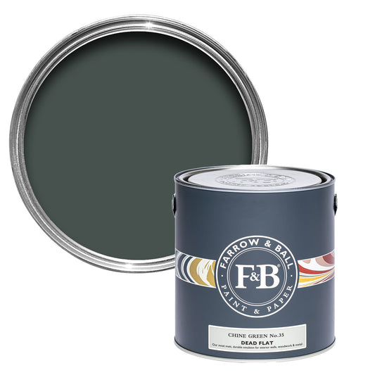 Farrow & Ball Multi Surface 5L Dead Flat Chine Green No.35