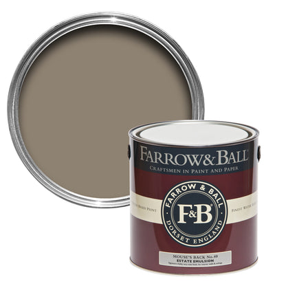 Farrow & Ball 2.5L Modern Eggshell Mouse's Back No.40