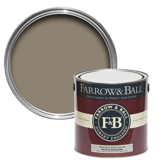Farrow & Ball 2.5L Modern Eggshell Mouse's Back No.40