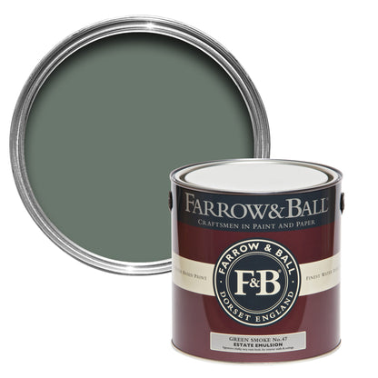 2.5L Estate Emulsion Green Smoke No.47Farrow & Ball