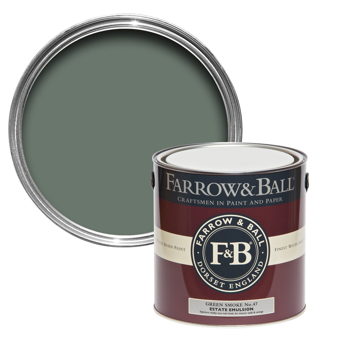 750ml Exterior Eggshell Green Smoke No.47