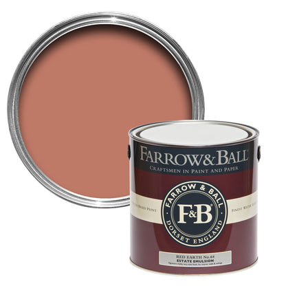 Farrow & Ball 2.5L Modern Eggshell Red Earth No.64