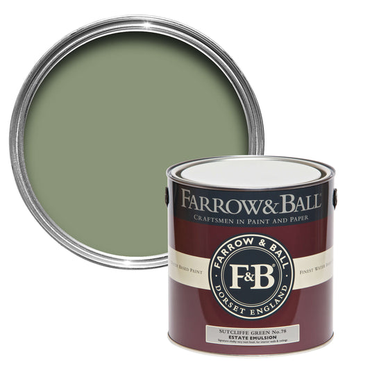 Farrow & Ball 2.5L Modern Eggshell Sutcliffe Green No.78