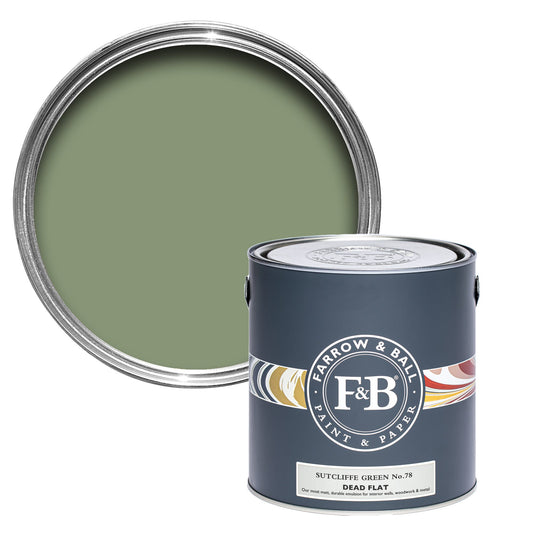 Farrow & Ball Multi Surface 5L Dead Flat Sutcliffe Green No.78