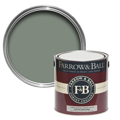 Farrow & Ball 100ml Sample Pot Card Room Green No.79