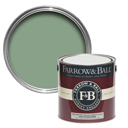 Tin Farrow & Ball 2.5L Modern Emulsion Breakfast Room Green No.81