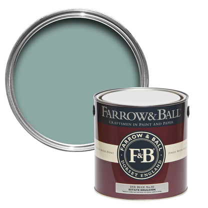 Farrow & Ball 2.5L Exterior Eggshell Dix Blue No.82