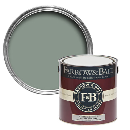 Tin Farrow & Ball 2.5L Modern Emulsion Castle Gray No.92