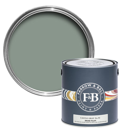 Farrow & Ball Multi Surface 5L Dead Flat Castle Gray No.92