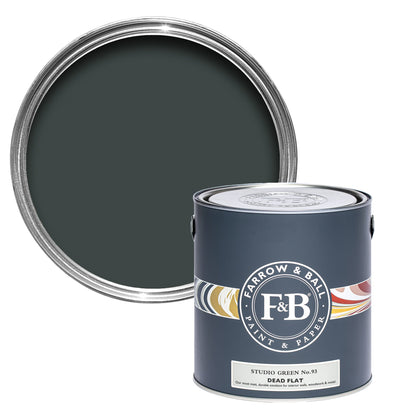 Farrow & Ball Multi Surface 5L Dead Flat Studio Green No.93