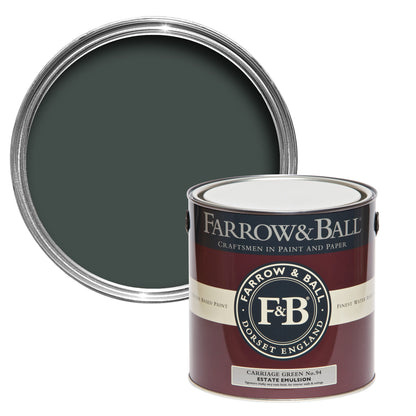 Farrow & Ball 5L Flat Eggshell Carriage Green No.94