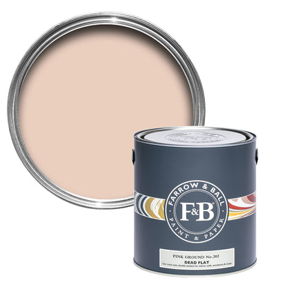 Farrow & Ball Multi Surface 750ml Dead Flat Pink Ground No.202