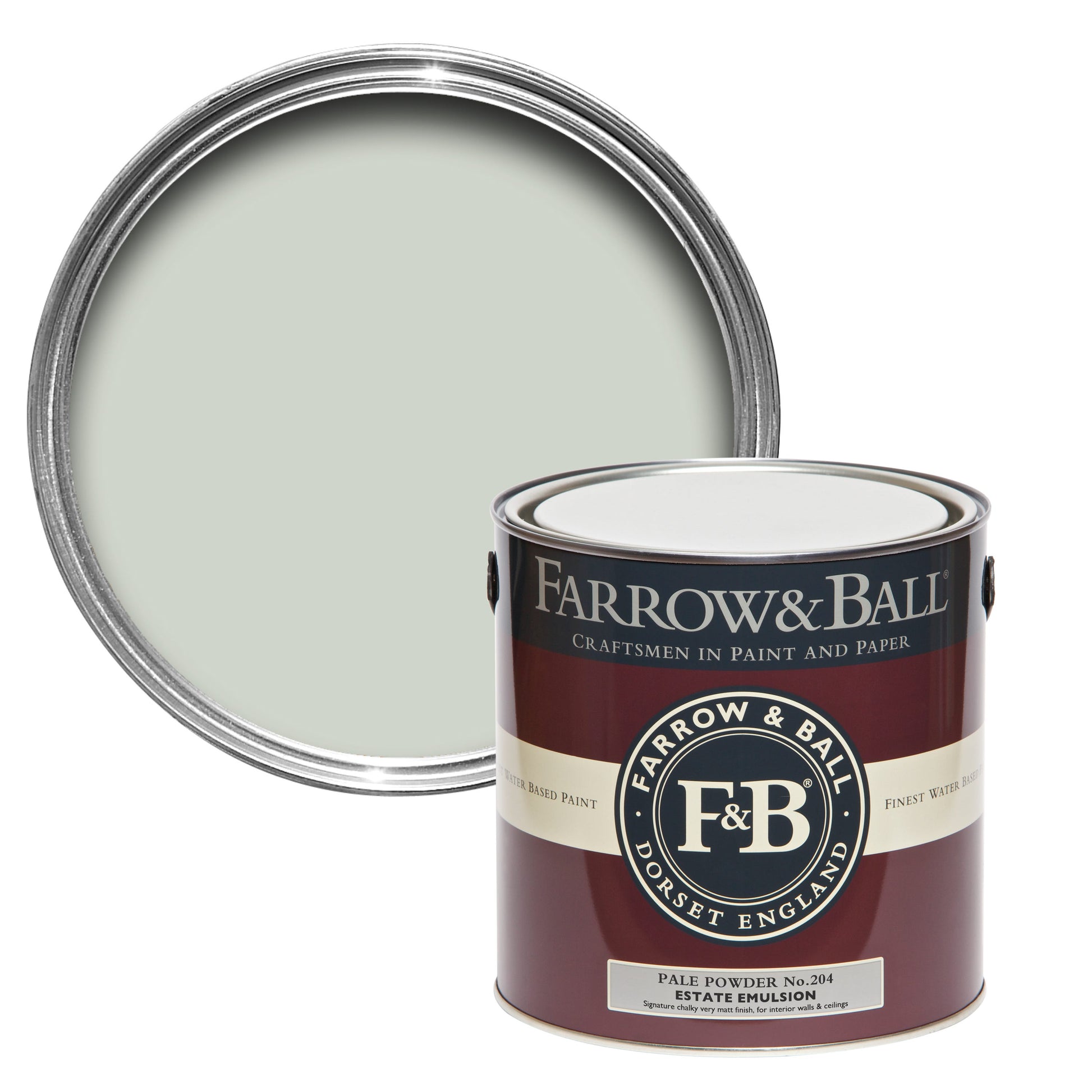 Tin Farrow & Ball 2.5L Modern Emulsion Pale Powder No.204