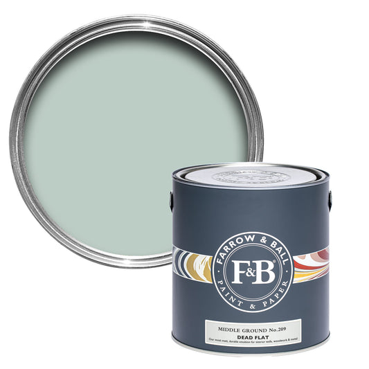Farrow & Ball Multi Surface 2.5L Dead Flat Middle Ground No.209