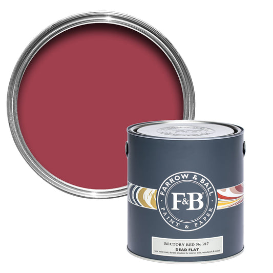 Farrow & Ball Multi Surface 5L Dead Flat Rectory Red No.217